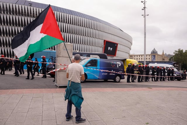 San Mamés expresará su solidaridad con los refugiados palestinos en el Athletic-Mallorca