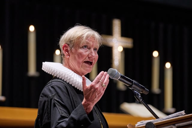 Die Bischöfin und Ratsvorsitzende der Evangelischen Kirche in Deutschland (EKD), Kirsten Fehrs (Archivbild).