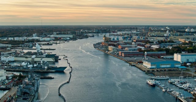 The Norfolk Navy Yard | (halbergman/Getty)
