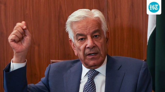 Pakistan's Defence Minister Khawaja Muhammad Asif 