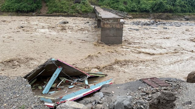Überschwemmung in Nepal