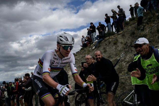 Tadej Pogacar was in rampant form, winning cycling's European road race title