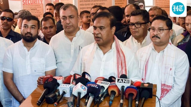 Assam chief minister Himanta Biswa Sarma. (PTI)