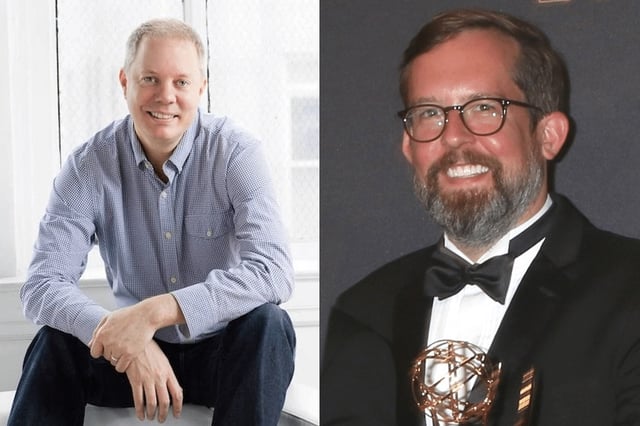 From left to right: Bryan Tucker and Erik Kenward (Photos: Bryan Tucker, Priscilla Grant/Everett Collection)