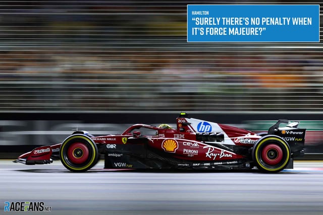 Hamilton hoped to avoid a penalty for corner-cutting