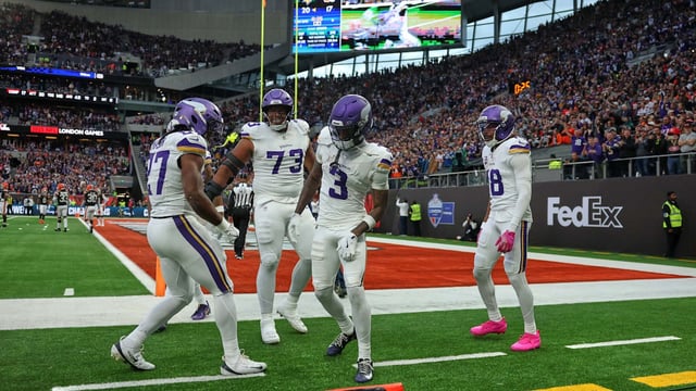 Zitter-Sieg für die Minnesota Vikings gegen die Cleveland Browns – dank eines Skandal-Stars.