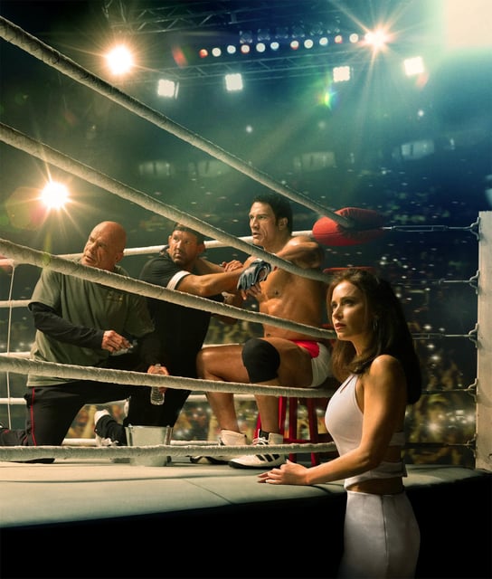 Dwayne Johnson transforms in the Mark Kerr in "The Smashing Machine."