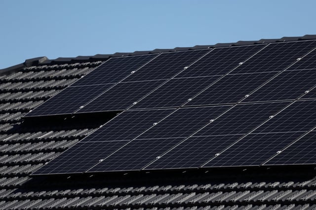 Photovoltaik auf einem Hausdach