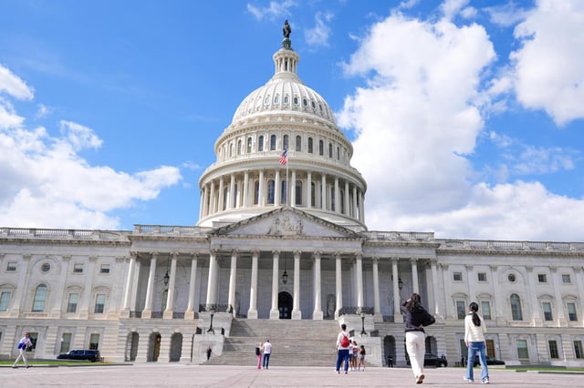 El Capitolio estadounidense en Washington el 3 de octubre del 2025. (AP foto/Mariam Zuhaib)