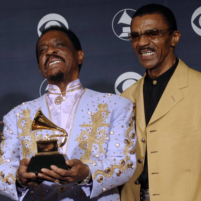 Ike Turner (l.) und sein Sohn Ike Turner jr. bei den Grammys 2007