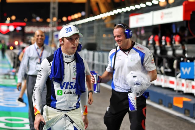 It was a frustrating weekend for Liam Lawson in Singapore. Image: XPB Images