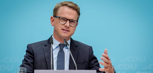CDU-Generalsekretär Carsten Linnemann setzt auf die neue Grundsicherung
