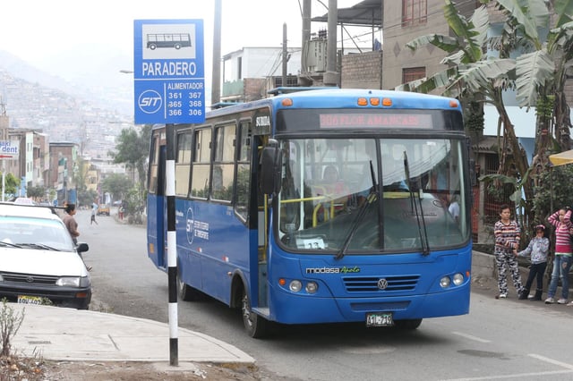 Estas son las novedades sobre el Corredor Azul, en Lima. (Foto: Andina)
