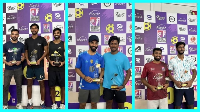 GoRally Men's Singles Champions