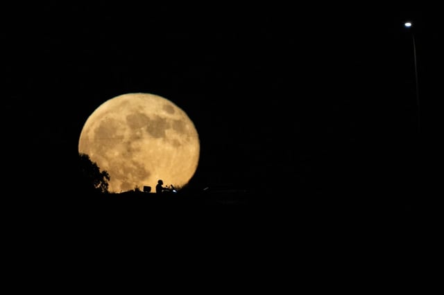 La Superluna se verá mañana. Crédito: AP