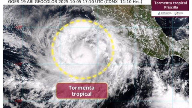 En el caso de Guerrero, Colima y Jalisco tendrán olas que pueden superar los 5 metros de altura e hicieron un llamado a las personas a tomar precaución y evitar ir a la playa porque puede haber daños en la infraestructura.