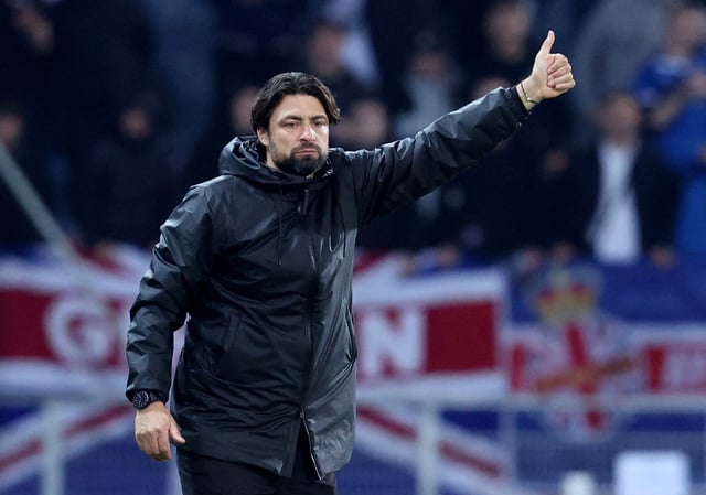 Soccer Football - UEFA Europa League - SK Sturm Graz v Rangers - Merkur Arena, Graz, Austria - October 2, 2025 Rangers manager Russell Martin reacts REUTERS/Borut Zivulovic/File Photo