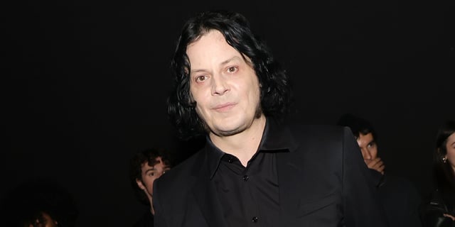 Jack White at the Ann Demeulemeester fashion show as part of Spring/Summer 2026 Paris Fashion Week held at Réfectoire des Cordeliers on October 04, 2025 in Paris, France.