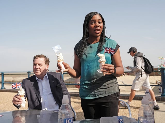 Mel Stride and Kemi Badenoch are pushing to regain credibility on the economy (Photo: Jonathan Brady/PA)