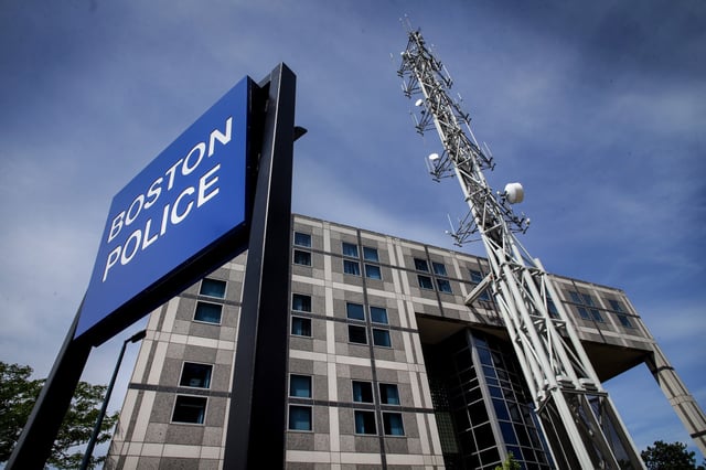The Boston Police headquarters, in Boston, on June 9, 2021.