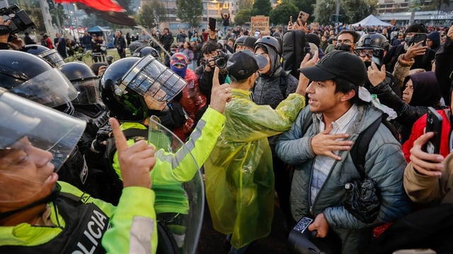 Ecuador: Daniel Noboa declara estado de excepción en diez provincias por protestas "violentas"