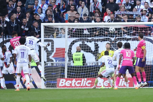 Emersonn (L) rose highest to glance home fellow substitute Alexis Vossah's corner for Toulouse's winner
