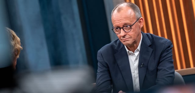 Friedrich Merz in der ARD-Talkshow „Caren Miosga“