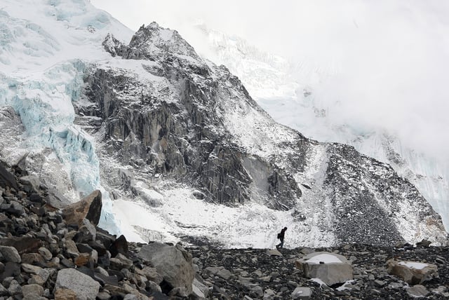 Base Camp Everest Nepal.   (Photo by David Cheskin/PA Images via Getty Images)