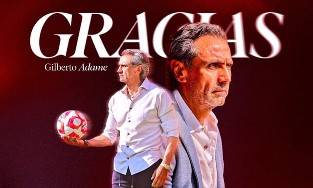 Hace oficial Atlético Morelia salida de Gilberto Adame del banquillo