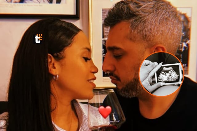 Ricardo Mendoza y su novia comparten la foto de su bebé tras confirmar embarazo.