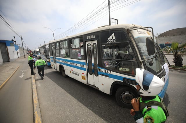 Efectivos policiales y patrulleros se desplegarán durante este 6 de octubre ante paro de un sector de transportistas. Foto: Difusión.