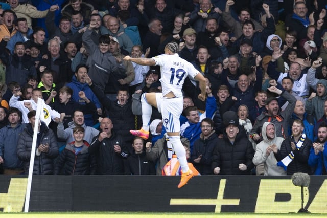 Noah Okafor celebrates equalising against Tottenham (Photo: Getty)