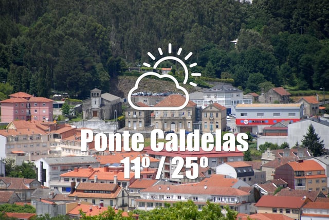 El tiempo en Ponte Caldelas: previsión meteorológica para hoy, lunes 6 de octubre