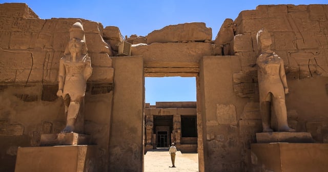 The Karnak Temple Complex comprises a vast mix of decayed temples, pylons and chapels. Getty Images