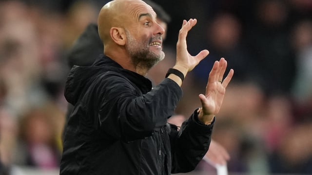 Pep Guardiola Manchester City 2025 AP