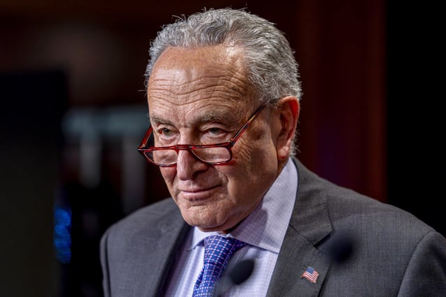 Chuck Schumer at the Capitol on June 13, 2024.