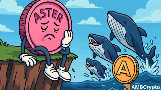 Aster price slips 10% after wash trading claims 