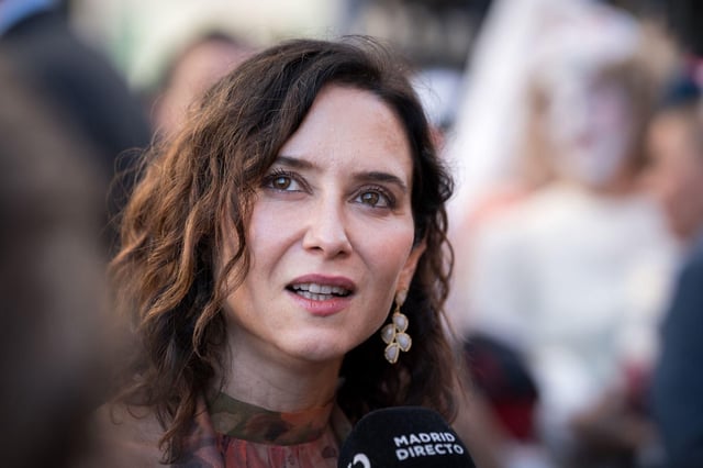 La presidenta de la Comunidad de Madrid, Isabel Díaz Ayuso.