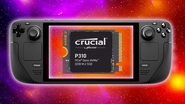 Grab this 2TB Crucial Steam Deck gaming SSD for its lowest ever price