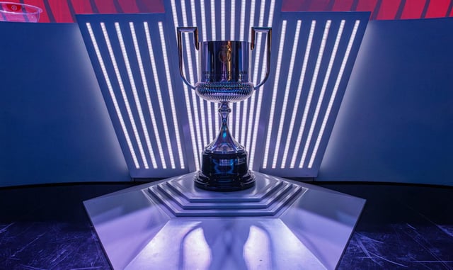 Imagen del trofeo de la Copa del Rey.