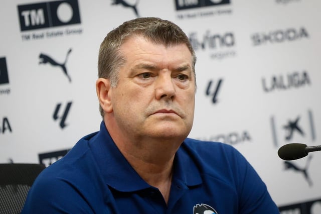 El CEO del Valencia CF, Ron Gourlay, durante la rueda de prensa este lunes