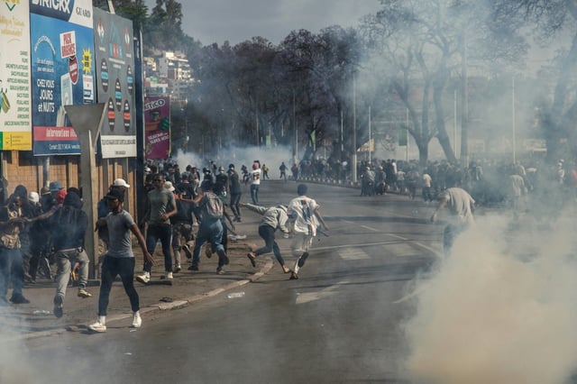 Protests started in Madagascar on September 25