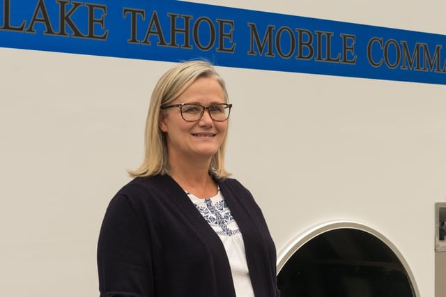 In a public letter published Sunday, South Lake Tahoe Mayor Tamara Wallace — photographed here on Aug. 27, 2021 — confessed to stealing church funds and revealed a recent suicide attempt in a deeply personal public letter.