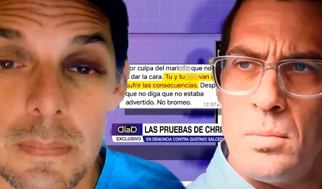 Exponen impactantes amenazas de Gustavo Salcedo a esposa de Christian Rodríguez, exproductor de Maju Mantilla