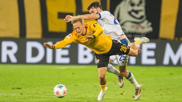 Schock für Zweitligist Dynamo Dresden: Gleich zwei Profis verletzten sich schwer, fallen monatelang aus.