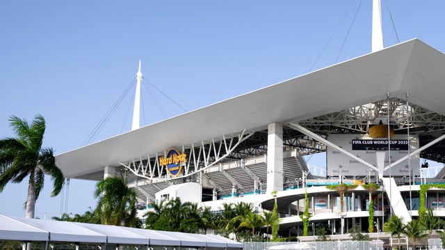 Das Hard Rock Stadium in Miami