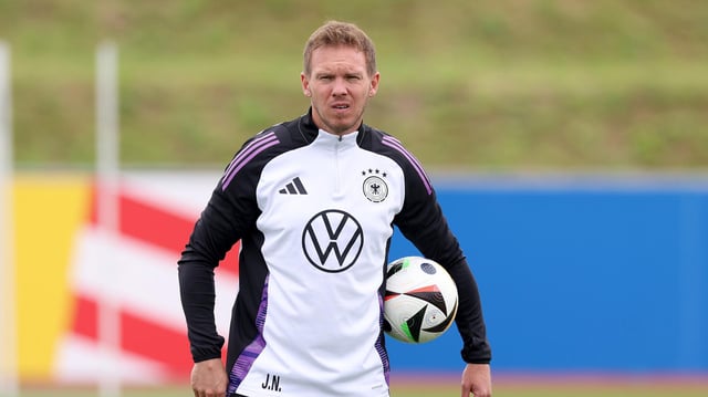 Julian Nagelsmann beim Training der Nationalmannschaft