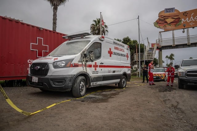 No se reportaron lesionados durante el siniestro. Foto: Border Zoom