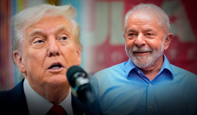 Lula pide a Trump levantar aranceles impuestos como sanción a Brasil tras meses de tensión