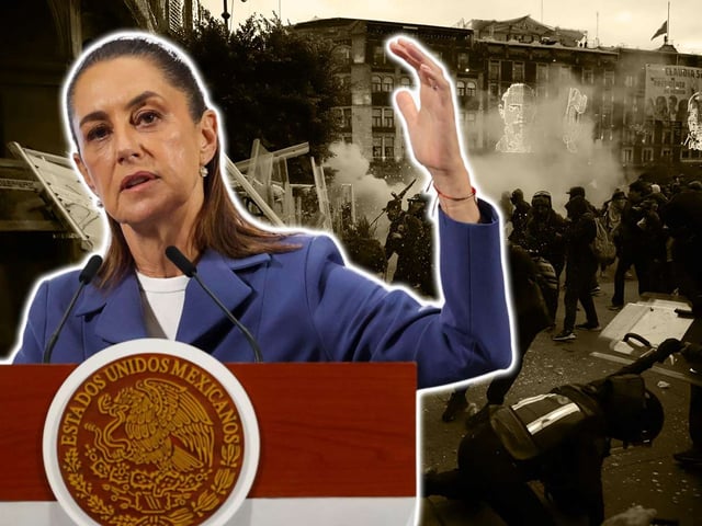 La marcha dejó a 16 agentes hospitalizados.